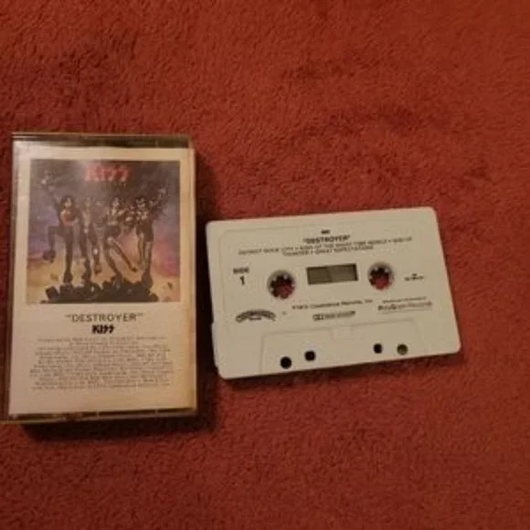 Vintage Kiss Destroyer cassette